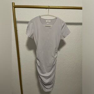 Babaton Aritzia Soft Gray Dress